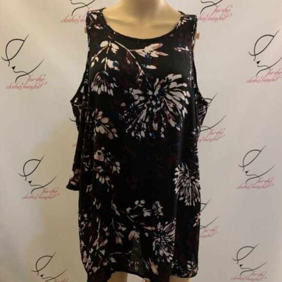 Motherhood. Size Medium. Cold Shoulder. Pullover. Chiffon Top. B103. - Picture 1 of 6